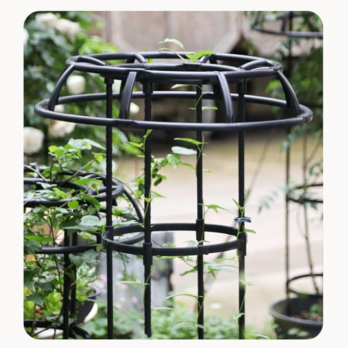 Garden Trellis 5 Floors-5.4FT Plastic Tomato Cage Tall Plant Support Climbing Vines Flowers Stands Cucumber Trellis Plant cage
