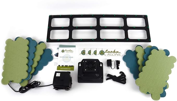 E144D Elite 144 Site Aeroponic Cloner with Humidity Dome &amp Klone Collars