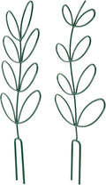 TOYANDONA 2pcs Green Metal Plant Climbing Frame Trellis for Garden Pots Outdoor Vine and Vegetable Support Rack Sturdy Plant Stake and Tomato Cages