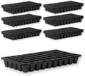 Bootstrap Farmer 50 Cell Seed Starting Trays Extra Strength 5 Pack Seedling Tray 1020 Inserts