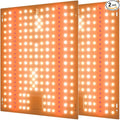 2 Pack 1000W LED Planting Grow Light with UV IR &amp Driver Dimmable Full Spectrum Growth Lamps Greenhouse 224 LEDs with Bloom for Indoor Hydroponic Plant Flower Vegetable Seeding Growing and Floweri