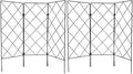 BESTonZON 2pcs Iron Plant Trellis for Climbing Plants Indoor and Outdoor Foldable Garden Support Stakes Vegetable and Tomato Cage for Patio and Garden Use
