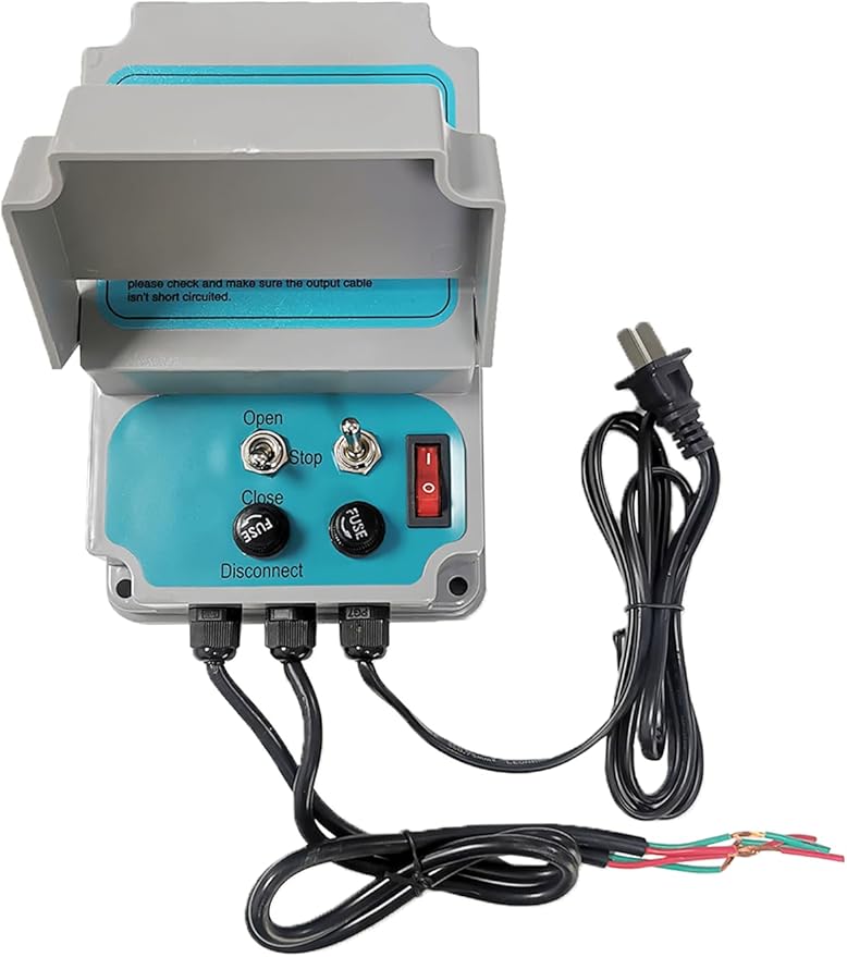 Controller for Greenhouse The Roll up Motors with AC110V to DC24V Transformer 3 Position ControllersIncremental Controller Electric Cabinet (Forward Reverse Control 2 Motors)