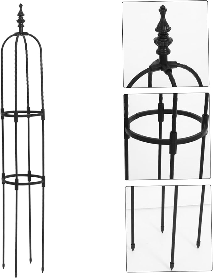 Plant Climbing Trellis Plants Garden Arch Trellis Metal Garden Trellis Garden Obelisk Trellis Indoor Plant Trellis Tomato Trellis Black Pp