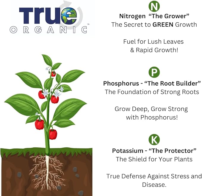True Organic Preplant Starter – Organic Fertilizer for Seedlings and Young Plants – Promotes Vigorous Growth – 4lb Bag Covers 70 Sq. Ft.- Case of 6