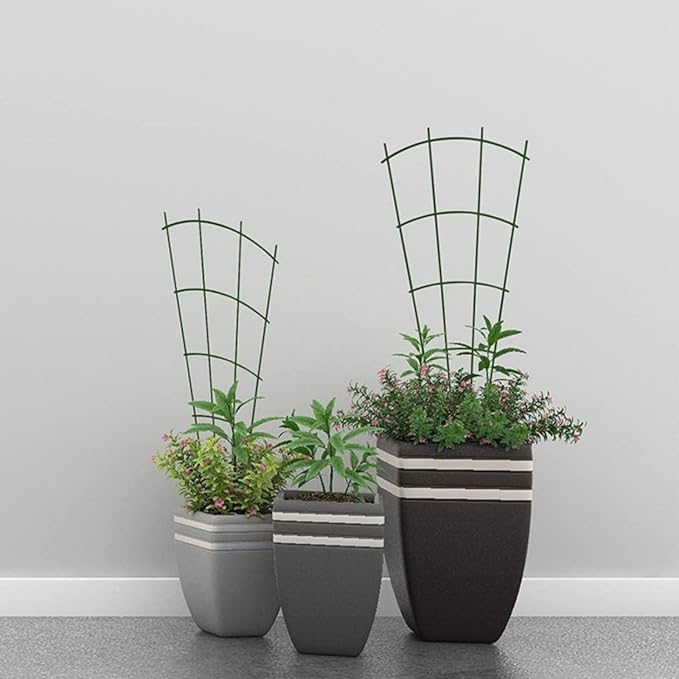 4 Pcs Indoor Plant Trellis for Potted Plants Climbing Outdoor Metal Garden Trellis for Climbing Plants Houseplants Flowers Vine Ivy