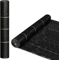 1PCS Black Agricultural Anti Grass Cloth Width 0.5m 0.8m 1m Weed Barrier Mat Plastic Mulch Orchard Garden Weed Control Fabric(1m Width 20M Length)