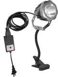 Kiven IP65 Waterproof LED Landscape Up Down Ligh LED Decorative Spotlight Lamp with Plug-in Cord and Timer for Indoor Outdoor Yard Plants Advertising Board LED Lawn Light - Grey (10W Warm White)