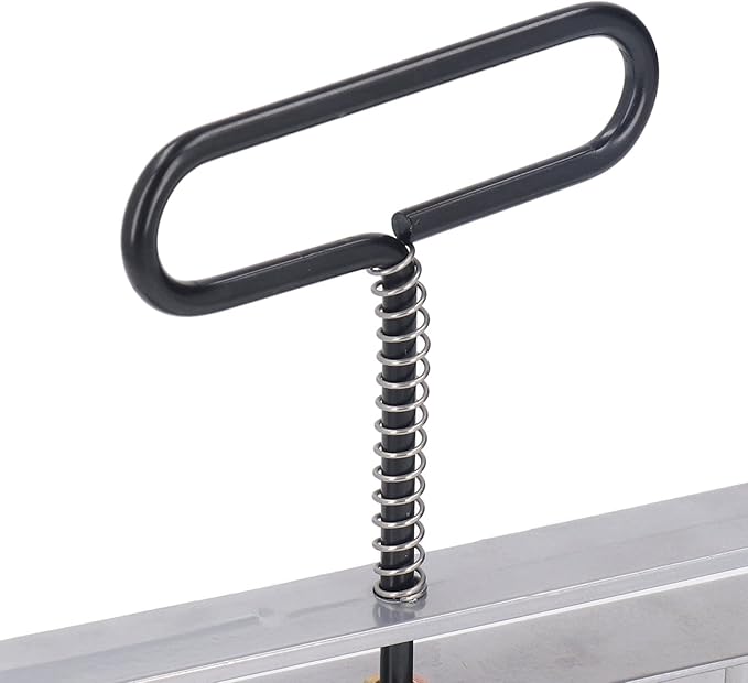 Manual Soil Block MakerSoil Blocker with Comfortable HandleSilver Manual Soil Block Maker Handheld Seedling Micro Soil Blocker Set for Greenhouse