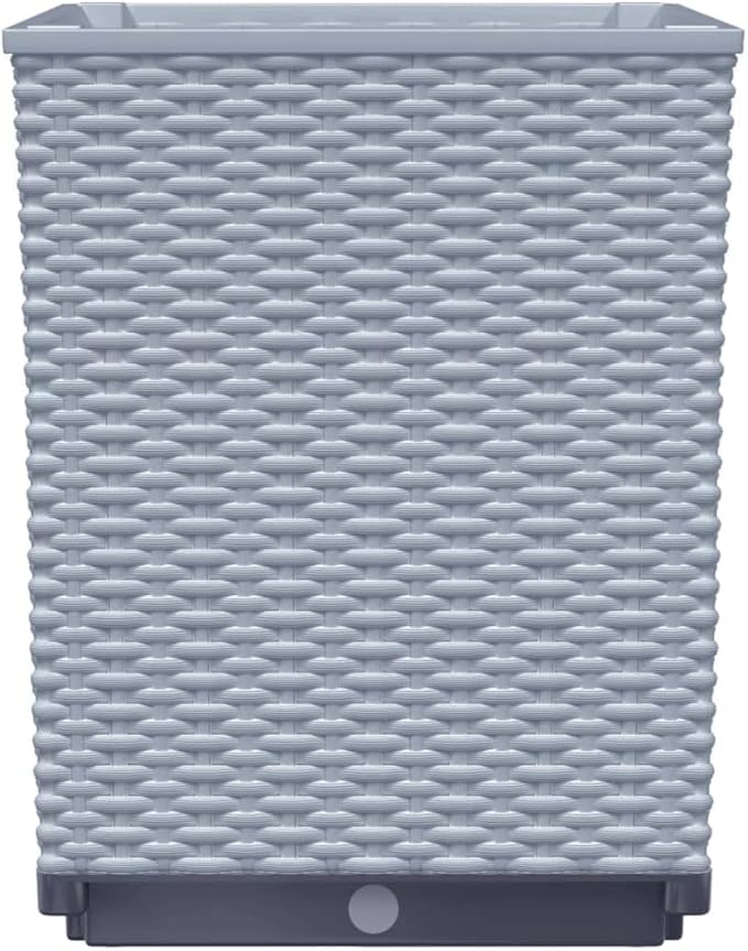 Planters 2 pcsIndustrial Rustic PlantersVegetable PlantersPlant Privacy FenceBackyard Raised BedsHerb Plantersfor PlantingPatioYard DecorationLight Gray 11.8x11.8x14.6 Polypropylene