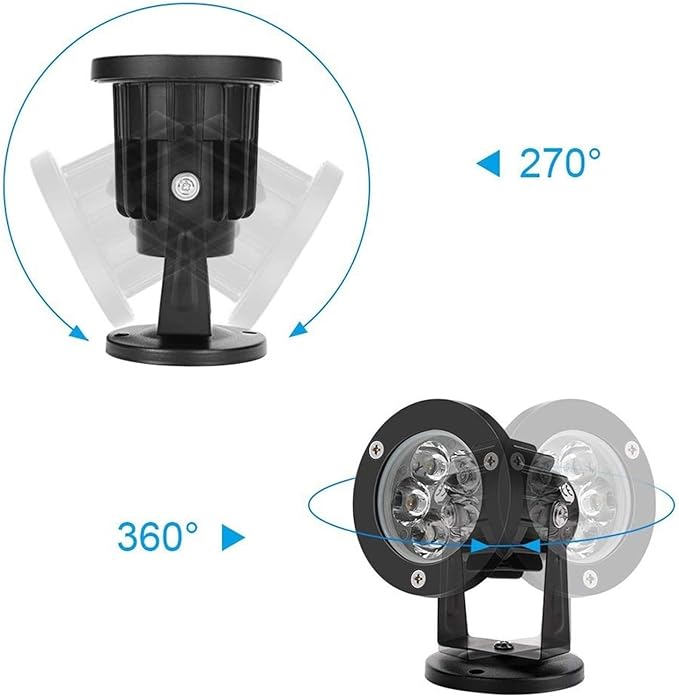 LED Beam Spotlight 1/2PCS Ground Spotlight Lights IP65 Waterproof Terrace Lawn LED Tree Floodlight 5W Adjustable Garden Landscape SpotlightsBlue 2PSC 5w(AC24v)