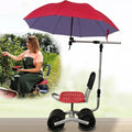 DYK&ampNX Gardening Rolling Scooter with Seat Foldable Garden Cart Portable Gardening Stool 360° Rotation Garden Kneeling Pad Great Gift for Parent Gardener Old People