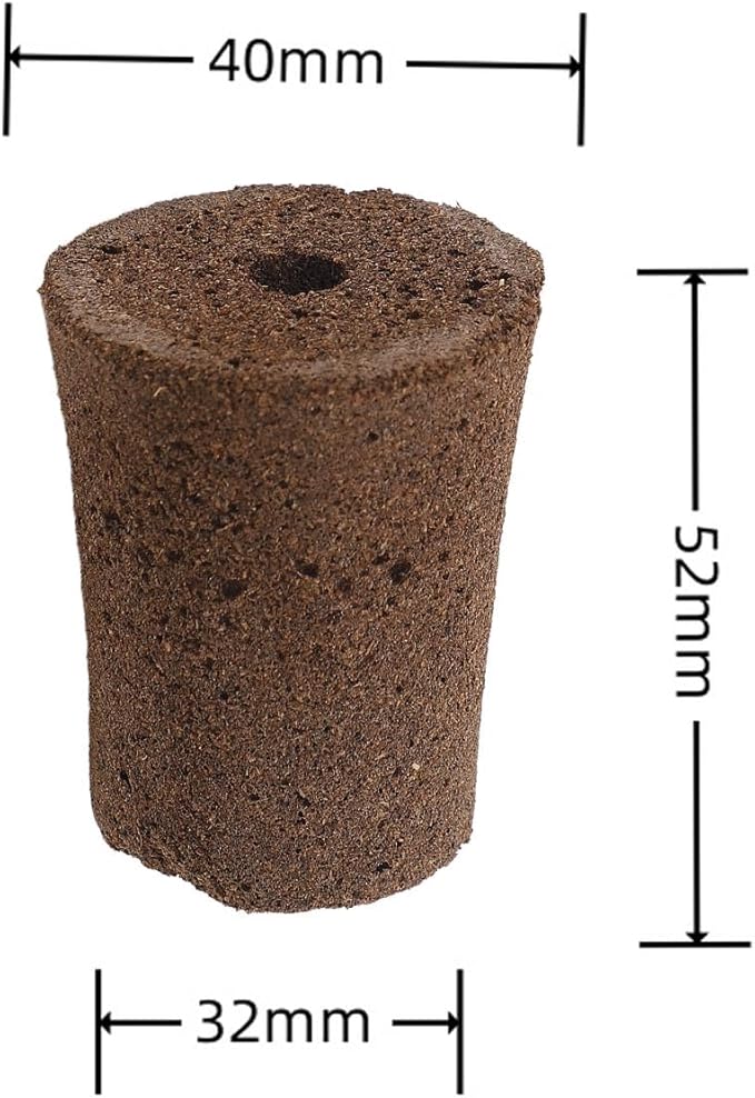 50PCS Seedling Block Compressed Nutrient Block Potting Soil Discs Pellet for Promotes Vegetables and Flowers Growth (HRD-TN0927)
