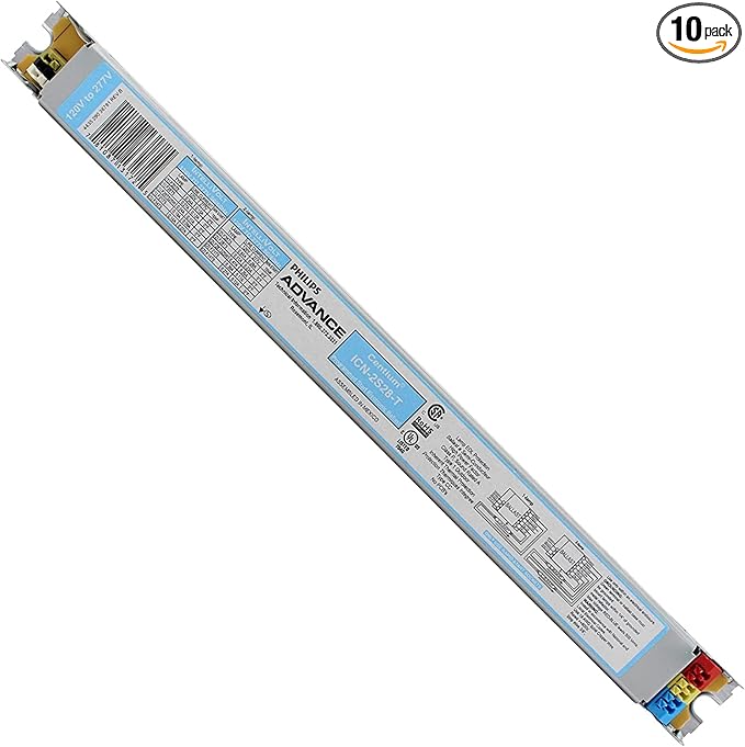 PHILIPS 10 Pieces Advance ICN2S28T Fluorescent Ballast 2 Lamp 28W T5 F28T5 120/277V