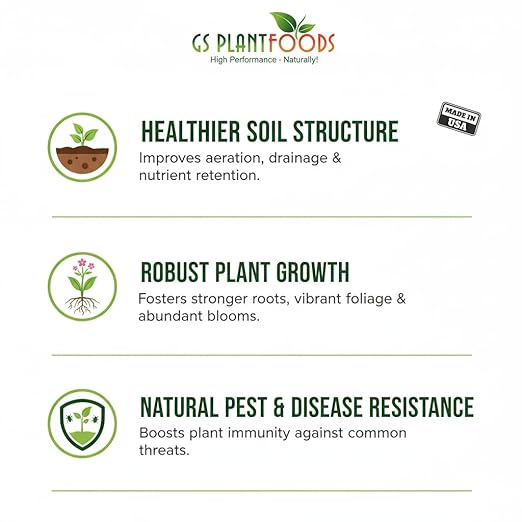 GS Plant Foods Root Ruckus – Dry Soil Zone Conditioner – Humic-Rich Granules with Kelp Components to Support Soil Structure &amp Nutrient Availability (11 oz)