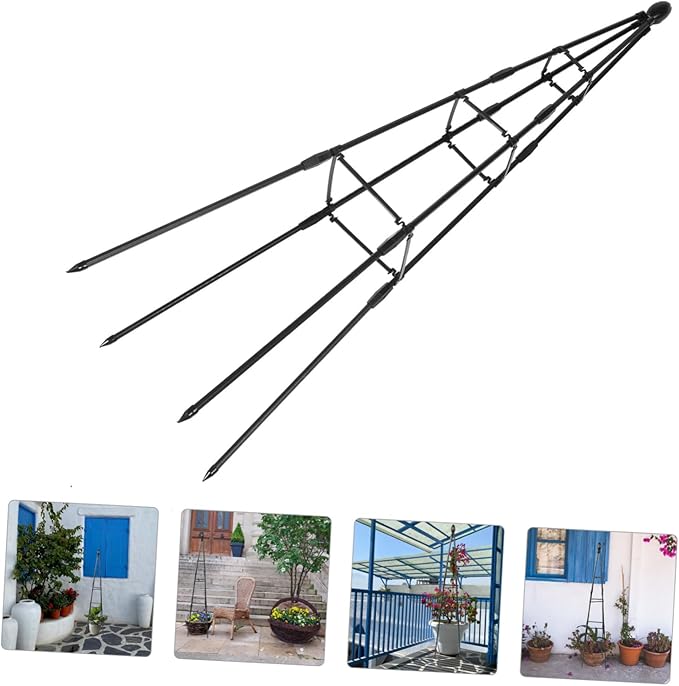 Sturdy Plant Support Stand Outdoor Garden Trellis for Climbing Plants Decorative Accessory