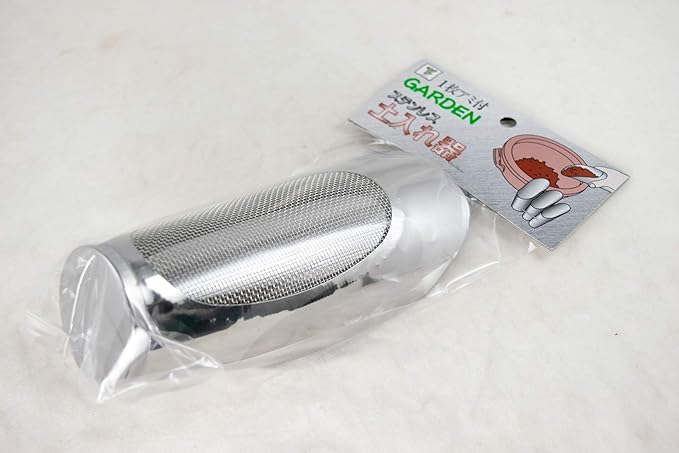 3 Pcs Set Japanese Stainless Bonsai Soil Scoop with 1 Mesh - Potting &amp Mixing Tool (U-1)