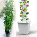 Grow Vertical Hydroponic Tower for Indoor Growing System Aeroponics with Moisturizing Pump Hydroponic Tower for Vegetables15holes