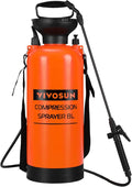 VIVOSUN Pump Sprayer 2 Gallon Pressurized Lawn &amp Garden Water Spray Bottle with Adjustable Shoulder Strap Pressure Relief Valve for Spraying Plants Garden Watering and Cleaning
