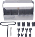 Manual Soil Block MakerSoil Blocker with Comfortable HandleSilver Manual Soil Block Maker Handheld Seedling Micro Soil Blocker Set for Greenhouse
