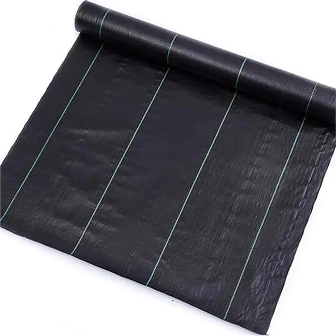 Weed Barrier Fabric Garden Landscape Outdoor Driveway Decking Membrane Agriculture Flower Bed Weed Control Fabric Anti UV(19.6in x 32.8ft)