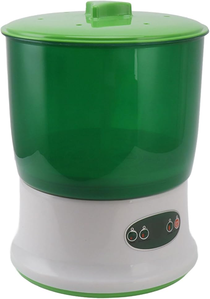 Bean Sprouts Machine 3 Layer Auto Control Bean Sprouts Grow Germination Kit for Home Kitchen(US Plug 110V)