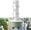 Patio Grow ColumnHydroponic Growing Systems Vertical Hydroponic Tower with Controller Garden Hydroponic Towerfor Indoor and Outdoor Use A(36Pots)