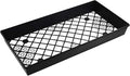 DL Wholesale 10 x 20 Plant Propagation Web Tray Plastic for Seedlings Planting Growing Trays Seed Starter Grow Solid Side with Large Drain Holes Black 50-Pack