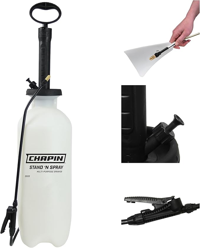 Chapin 29003 3-Gallon Stand 'N Spray No Bend Sprayer for Multi-Purpose Use 3-Gallon (1 Sprayer/Package)