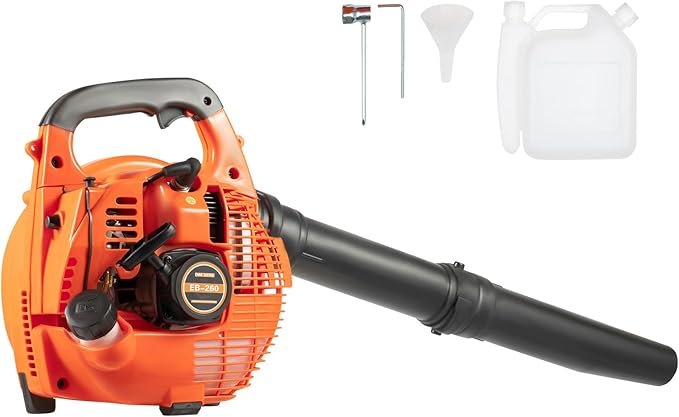 Handheld Gas Leaf Blower 1HP 2-Stroke Engine 275CFM Portable Gas Blower for Lawn Care Yard Work Leaf Snow Stone Removal 7500RPM