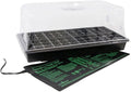 Jump Start CK64060 120V 17W Germination Hot House with Heat Mat Watertight Tray Cell Insert and 7 Humidity Dome