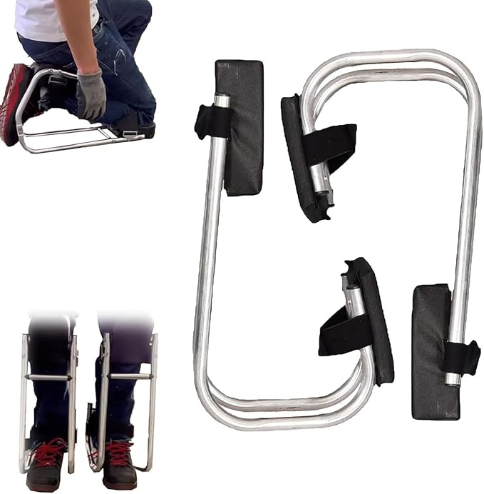Knee Seat for Gardening Knee Seat Leg Brace for Gardening One Leg Kneeling Brace with Seat Wearable Kneeling Chair for Gardening Portable Labor-Saving Tools for Farm Work(2 PCS)