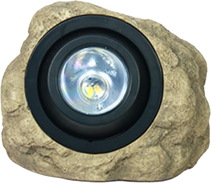 Solar Spotlight – Outdoor Rock LED Spot Lights Decorativesolar Garden Lighting Warm Garden Stone Light Durable Waterproof Construction Energy Efficient Design Compact Installation |Solar Light