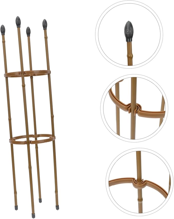 Sosoport Flower Climbing Frame Trellis for Garden Support Durable and Firm Plant Bracket for Climbing Roses and Vines Decorative and Functional Gardening Supplies Height