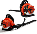 hatleues 52CC Backpack Leaf Blower2.3HP 2-Stroke Engine550CFM &amp 205MPHGas Powered Grass Lawn Blower with Cruise Control Low Vibration &amp Air-Cooled Engine - for Lawn Care Snow &amp Debris
