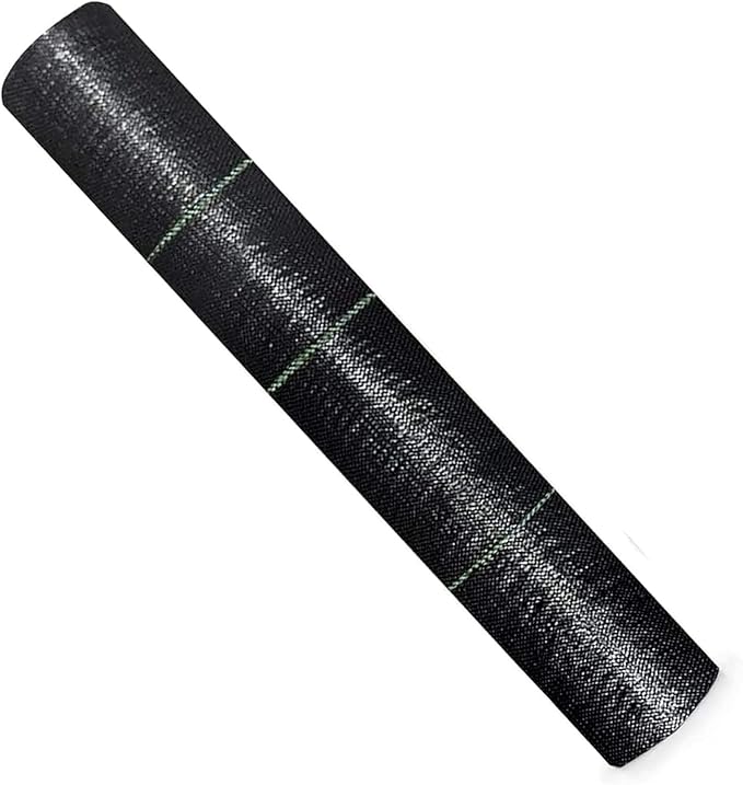 Weed Control Film Weed Control Membrane Geotextile Landscape Fabric PP Woven Garden Ground Cover Weed Barrier Fabric(0.9x60m/3x200ft)