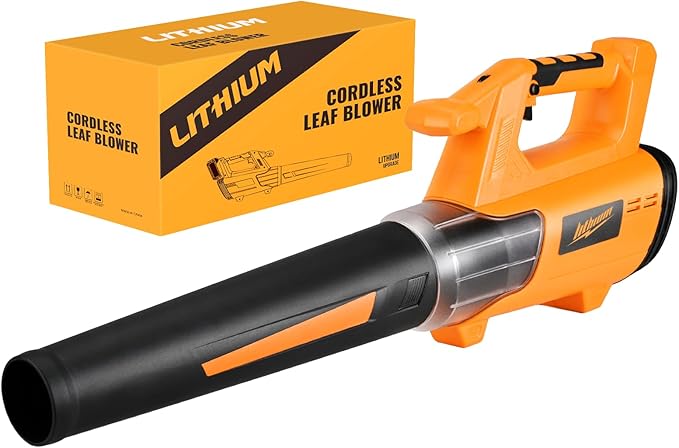 Cordless Leaf Blower Up to 520CFM Compatible with DEWALT 20V Max Battery (No Battery) Electric Leaf Blower Cordless with 5 Speed Modes Battery Powered Leaf Blowers for Lawn Care Yard