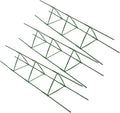 3 Sets Tomato Plant Trellis for Potted Plants Garden Support Rack Metal Frame with 27 Rods 27 Connectors and 18 for Indoor and Outdoor Gardening