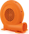 Costzon Air Blower 1.0HP Blower for Bounce House with 25FT SJTW Wire &amp Stakes GFCI Plug ETL 750W Perfect for Inflatable Bouncer Blower Orange IPX4 Air Blower for Inflatables