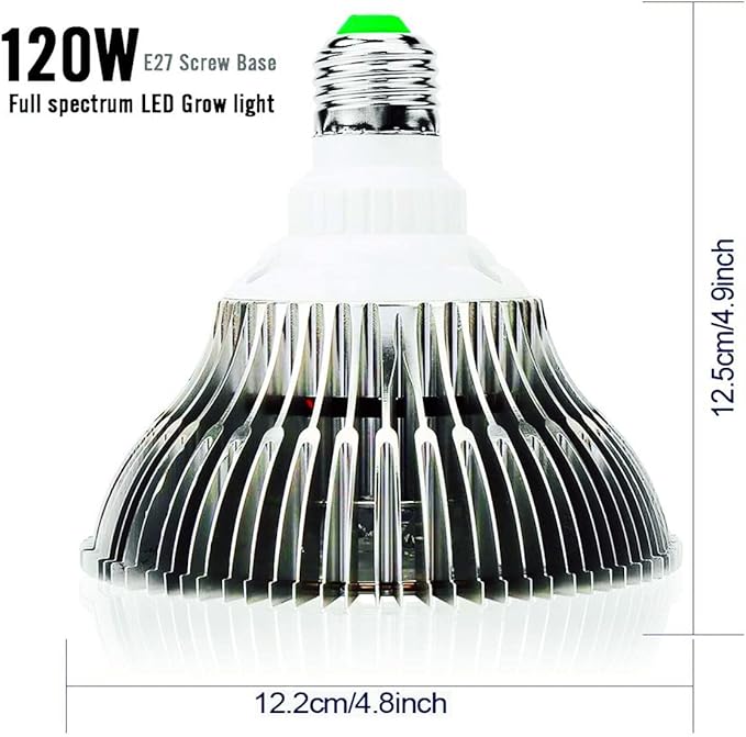 Full Spectrum Clip Plant Growing Lamp LED Grow Light with White Red Blue Warm White LEDs for Indoor Plants