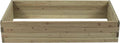 LuxenH me Wood 46 Raised Garden Bed Fir Wood Planting Bed Solid Wood for Vegetable Flower Herbfor Outdoor Lawn Yard Patio Use