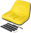 Universal Tracor Seat Deluxe Mower Tractor Seat Compatible with Slide and High Back Lawn Mower Seat with Micro Switch and Drainage Holesfor Tractor Loader Excavator