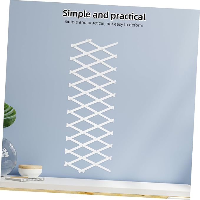 BESPORTBLE Garden Trellis Fence Panel Wood Lattice Panels for Outside Decorative Outdoor Wall Decor Plant Trellis for Potted Plants Wall