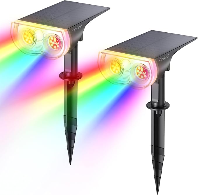 Linkind 6 Pack RGB Color Changing Spotlights SP004 &amp 2 Pack RGB Spotlight StarRay