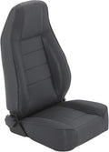 SmittyBilt Seat – Front – Factory Style Replacement W/Recliner – Denim Black (76-02 Jeep CJ/YJ/TJ) - SB45015