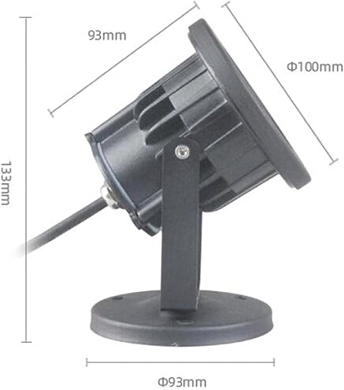 Outdoor Landscape Spotlights IP67 Waterproof Outdoor LED Spotlight - Spotlight Led Beam Light Long Distance Irradiation Narrow Beam Lamp AC 90-260V LED Outdoor Floodlig