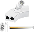 Zoomable Upgrade Wireless Spot Lights Indoor Dimmable Spotlight Indoor with Remote and Timer Rechargeable Uplighting for Paintings White Spot Lights for Tree Plants (1 Pack)