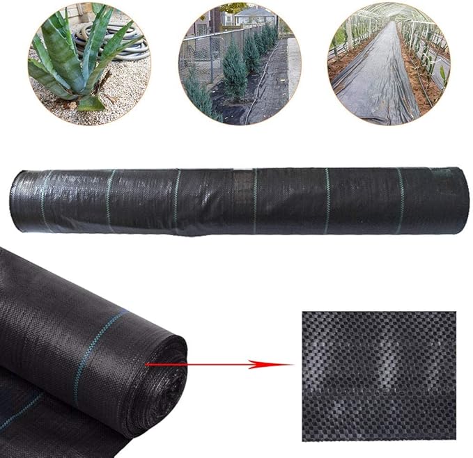 Weed Barrier Garden Landscape Weed Control Membrane Fabric Ground Cover Barrier Block Mat