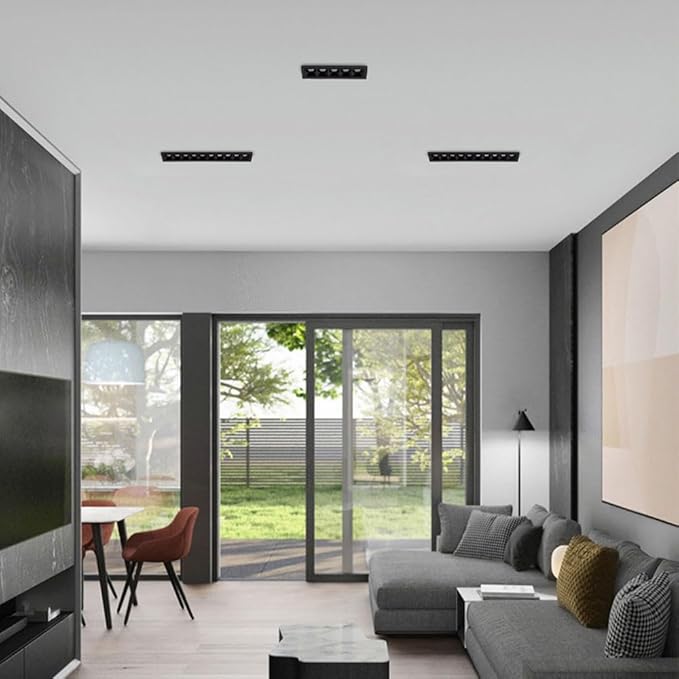 Spotlight Square Flush Mount Accent Spotlighting Fixture Linear Directio l Spotlights Hallway Lamps Indoor for Living Room Office