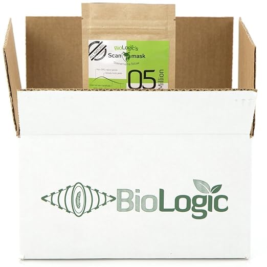 BioLogic's Scanmask Beneficial Nematodes Steinernema feltiae Sf Nematodes for Natural Insect Pest Control (5 Million with Applicator)